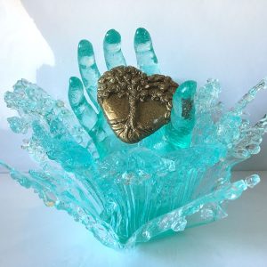 Home is where the heart is - a resin sculpture by Sue Findlay Designs