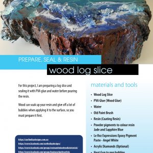 Resin Log Slice - step by step guide